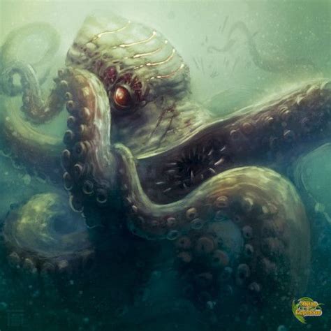 http://fhtagnnn.com/post/168555311410/colossal-kraken-by-feig-felipe-pérez | Kraken art, Kraken ...