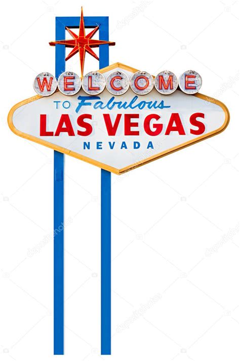 Las vegas sign isolated on white Stock Photo by ©alptraum 3892826