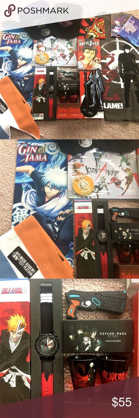 Loot Anime Crate Lot Bleach/Blame/Toyko Ghoul Etc. | Loot crate, Anime ...