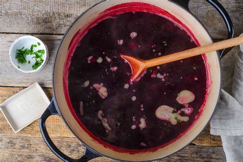 Barszcz Wigilijny (Polish Christmas Eve Beet Soup) Recipe