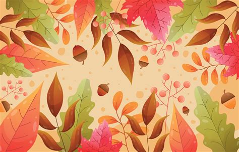 Abstract Fall Background Template 9347137 Vector Art at Vecteezy