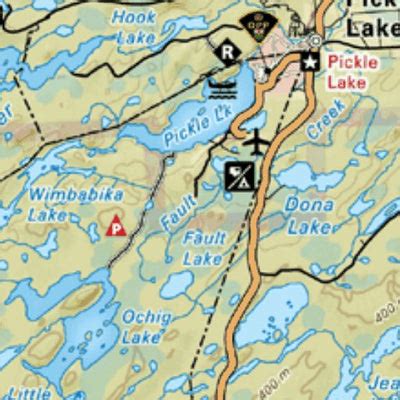 Map74 Pickle Lake - Northwestern Ontario map by Backroad Mapbooks ...