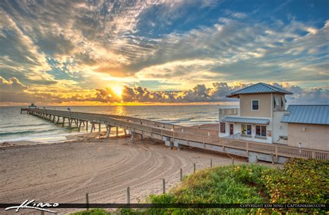 Sunrise at the Pier in Deerfield Beach | Royal Stock Photo