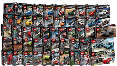 All LEGO Speed Champions 2015 - 2022 sets Compilation/Collection Speed ...