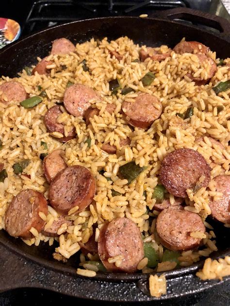 [Homemade] Jambalaya w/ andouille sausage #food #foods | Food, Homemade ...