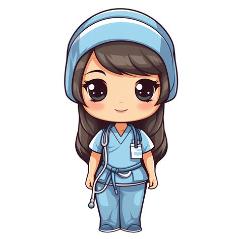 Cute Nurse Clipart Illustration AI Generative 27237199 PNG