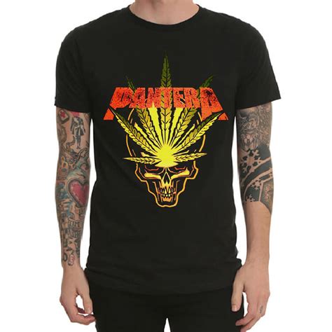 Pantera Band T-shirt Black Metal Mens Tee | WISHINY