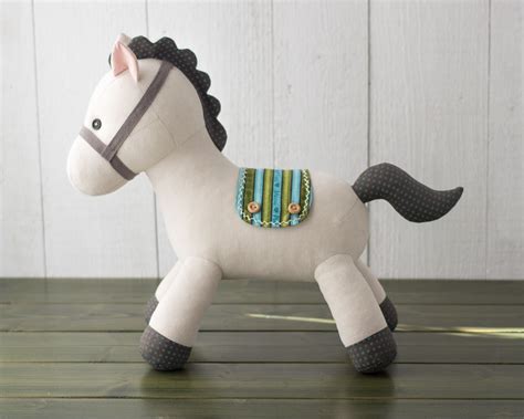 Stuffed Animal Pony PDF Sewing Pattern & Tutorial Stuffed - Etsy