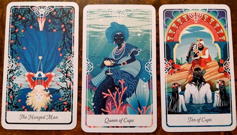 A few of my favorite cards from The Tarot of the Divine (by Yoshi ...