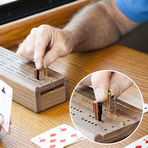 32 Pieces Metal Cribbage Pegs Fit 1/8 Holes Cribbage Pegs with a Tapered Design for Cribbage ...