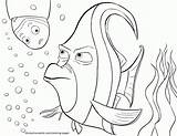 Finding Nemo Shark Coloring Sheet Coloring Pages sketch template