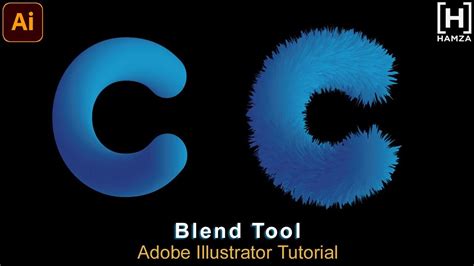 How To Make Modern Letter Logo || Blend Tool || Adobe Illustrator Logo || Logo Design By HAMZA