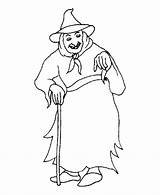Old Hag Colouring Pages Sketch Coloring Page sketch template