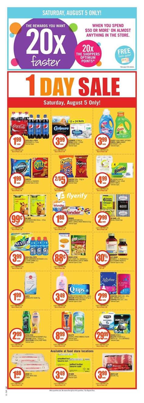 Shoppers Drug Mart (ON) Flyer August 5 to 11 Canada