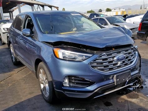 2019 Ford Edge Titanium | Salvage & Damaged Cars for Sale