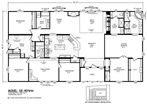 Cavco Mobile Home Floor Plans - floorplans.click