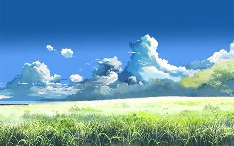 Anime Grass Field Wallpapers - Wallpaper Cave