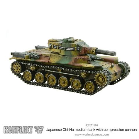 Chi-Ha medium tank with compression turret – Warlord Games Ltd