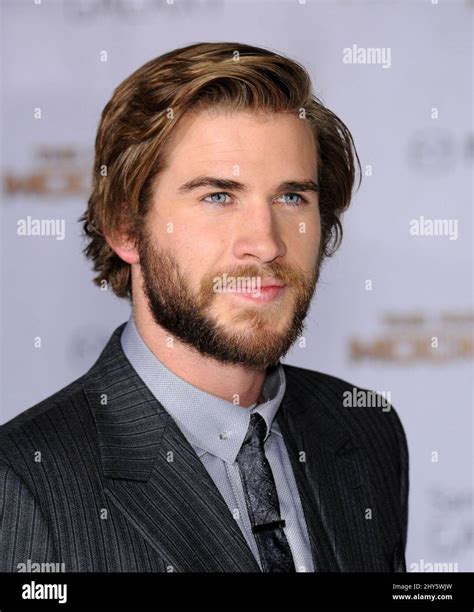 Liam Hemsworth attending "The Hunger Games: Mockingjay - Part 1" Premiere in Los Angeles ...