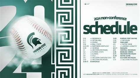 Msu Baseball Schedule 2024