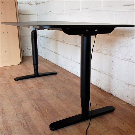 BEKANT Electric Sit Stand Desk 160cm Black 11112 - Allard Office Furniture