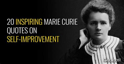 14 Inspiring Marie Curie Quotes on Self-Improvement | Marie curie ...