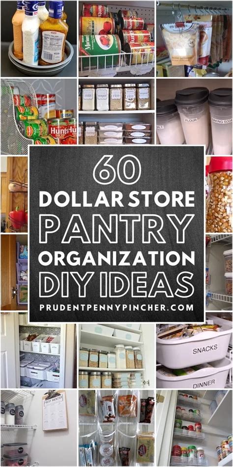 60 Dollar Store DIY Pantry Organization Ideas - Prudent Penny Pincher