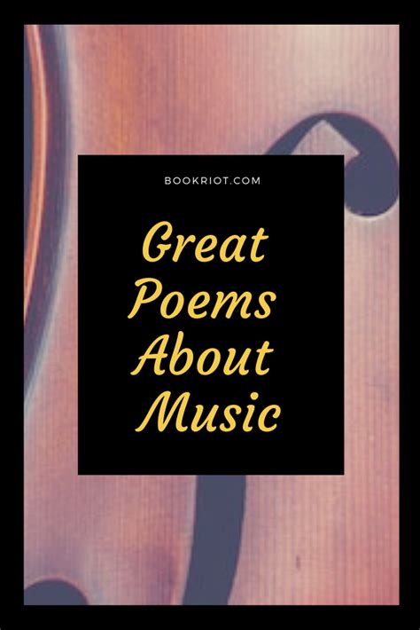 15 Soul-Stirring Poems About Music And Its Power | Book Riot