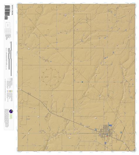 Dove Creek, Colorado 7.5 Minute Topographic Map - Hillshade by Apogee ...