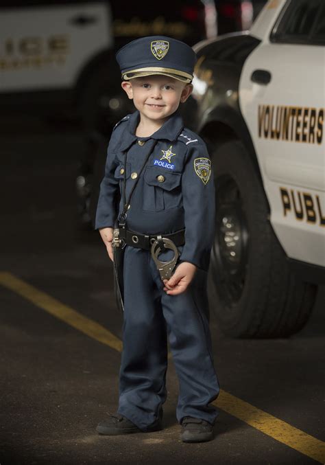 Toddler Deluxe Police Officer Costume