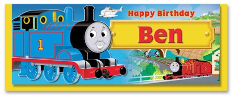 Personalised Thomas Birthday Card L - W Personalised Birthday Cards ...