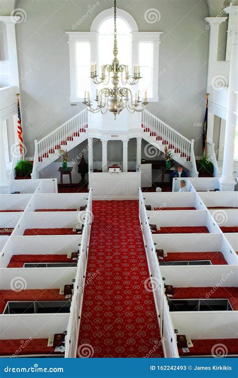 Interior of First Congregational Church Editorial Stock Photo - Image ...