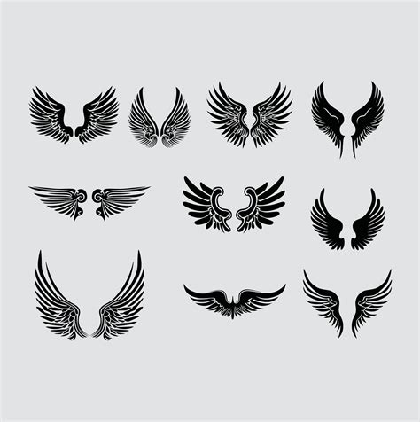 vintage vector angel wings free vector 29154705 Vector Art at Vecteezy