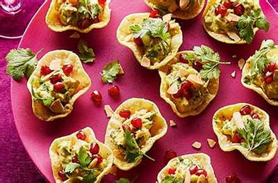 Coronation Chicken Poppadom Bites Recipe | Waitrose & Partners