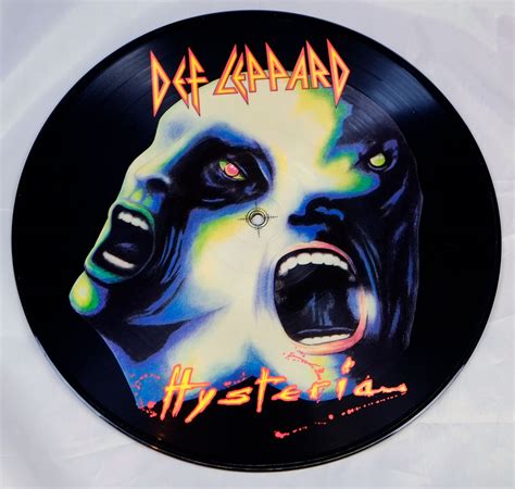 DEF LEPPARD Hysteria Picture Disc Hard Rock / Heavy Metal Vinyl Album Gallery #vinylrecords