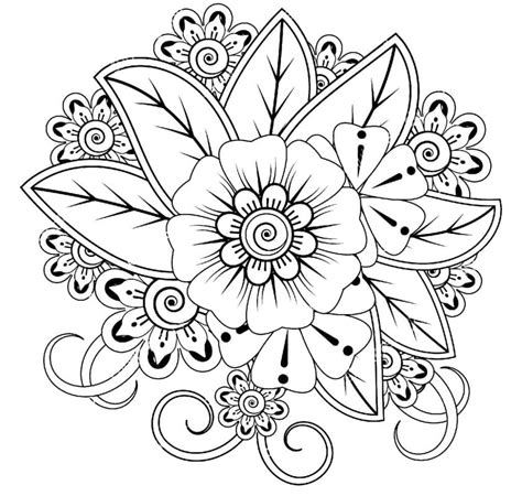 Mandala Flower Free Printable Coloring Page - Free Printable Coloring ...