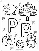 Letter P Coloring Pages  Superstar Worksheets sketch template