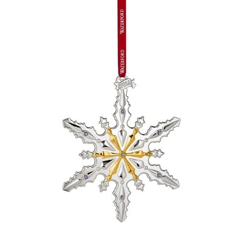 Sterling Silver Snowflake Ornaments