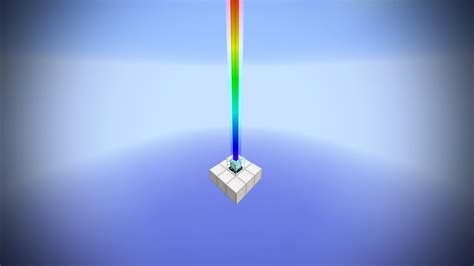 Minecraft - Rainbow Colored Beacon - Tutorial 1.8 - YouTube