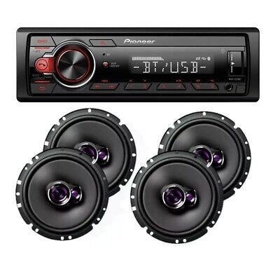 Pioneer Car Stereo Radio Bluetooth Mp3 + 2 Pair Pioneer 6 3/4" Car 3way Speakers 7898588671230 ...