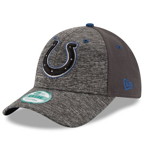 Indianapolis Colts New Era The League Shadow 9FORTY Adjustable Hat - Heathered Gray/Graphite ...