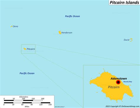 Pitcairn Islands Maps | Detailed Maps of Pitcairn Islands