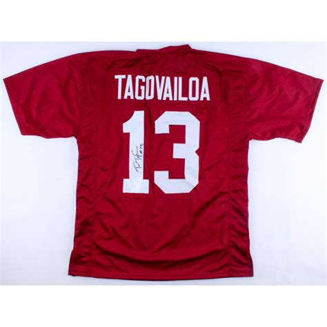 Tua Tagovailoa Signed Alabama Crimson Tide Jersey (JSA COA) | Pristine Auction