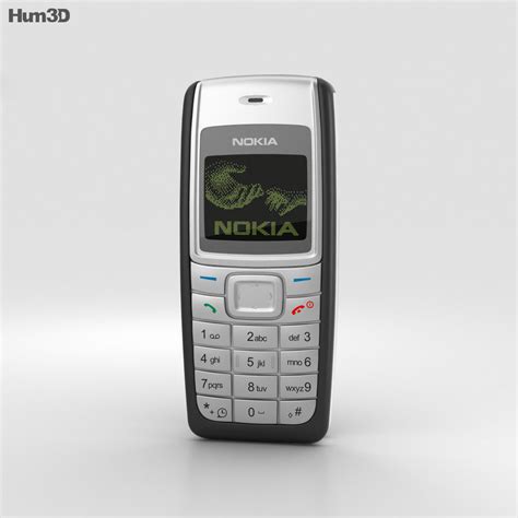 Nokia 1110 Black 3D model - Electronics on Hum3D