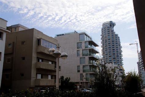 White City Tel Aviv on an Autumn Day. Israel. Editorial Stock Photo ...