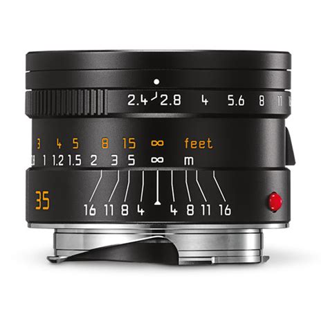 Pre-Owned Leica Summarit-M 35mm f/2.4 ASPH. Lens (Black) at Acephoto.net