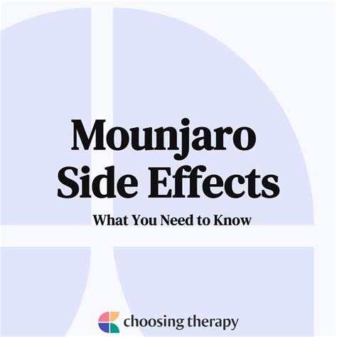 How to Manage Side Effects of Mounjaro