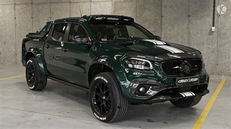 $240,000 Mercedes X-Class "Racing Green" Pickup Is Covered in Carbon - autoevolution