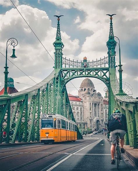 The Liberty Bridge 😍 It was built back in 1896 for the Millennium World ...