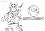 Mortal Kombat Coloring Pages sketch template